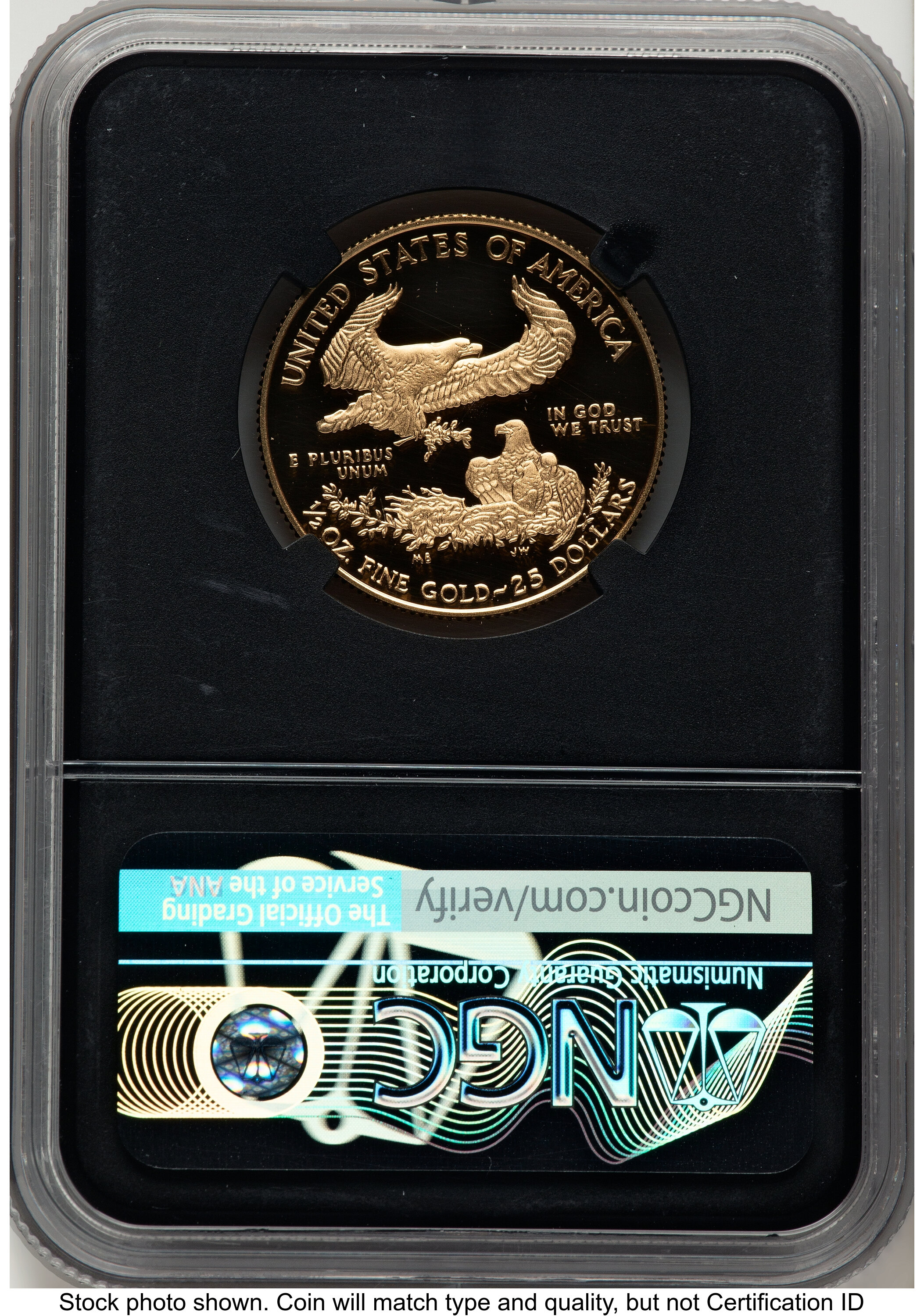 2019-W Proof Gold Eagle 1/2 oz FDI Elizabeth Jones Washington NGC