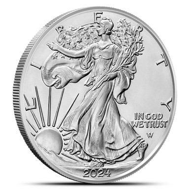 2024 1 oz American Silver Eagle Coin BU | LCR Coin