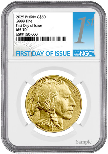 2025 1 oz Gold Eagle First Day of Issue NGC MS70 | LCR Coin