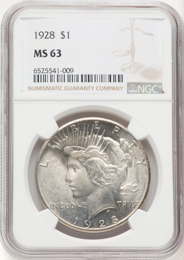 1922-P Peace Dollar NGC MS63 | GovMint