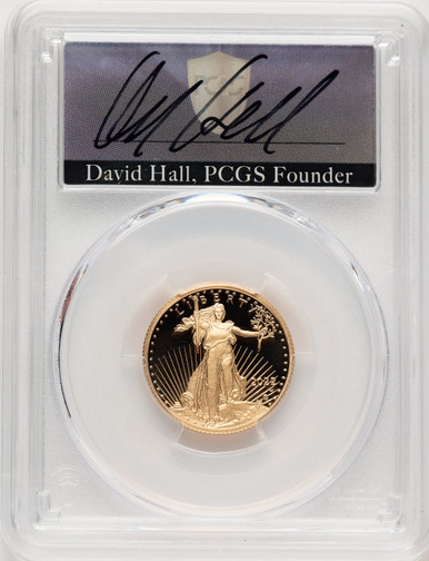 2022-W G$10 Quarter Ounce Gold Eagle Advanced Release David Hall