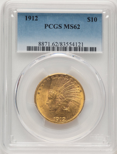 1912 $10 Indian Eagle PCGS MS62 (777525131). Third Image