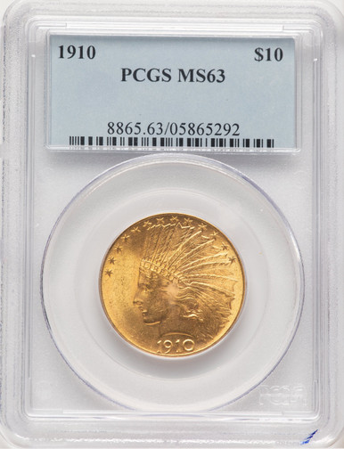 1910 $10 Indian Eagle PCGS MS63 (779247057). Third Image