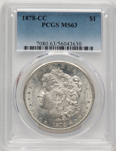1878-CC Morgan Dollar PCGS MS63 (778580005). Third Image