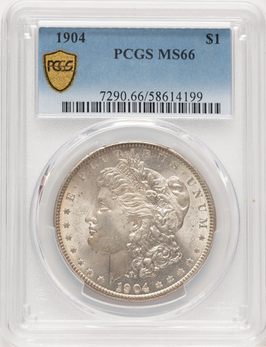 1904 Morgan Dollar PCGS MS66 (777159007). Third Image
