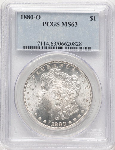 1880-O Morgan Dollar PCGS MS63 (779071008). Third Image
