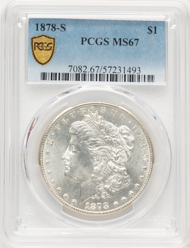 1878-S Morgan Dollar PCGS MS67 (773670001). Third Image