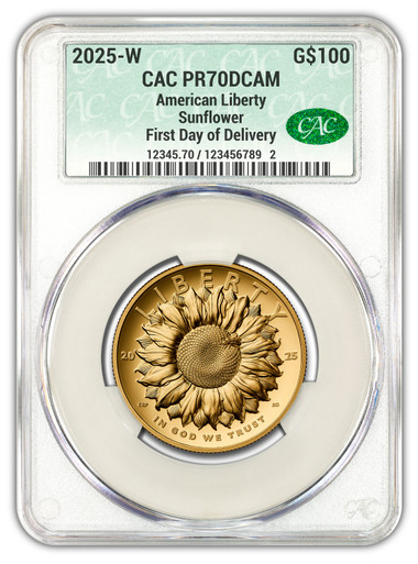 2025-W American Liberty Series Gold High Relief FDD CAC PF70 | LCR