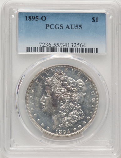 1895-O Morgan Dollar PCGS AU55. Third Image