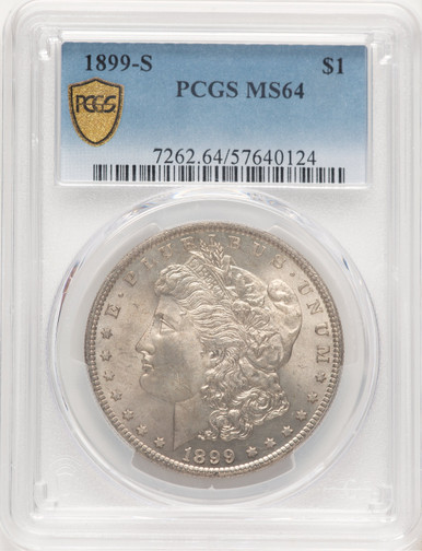 1899-S Morgan Dollar PCGS MS64 (779288009). Third Image