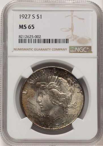 1927-S Peace Dollar NGC MS65 (777985023). Third Image