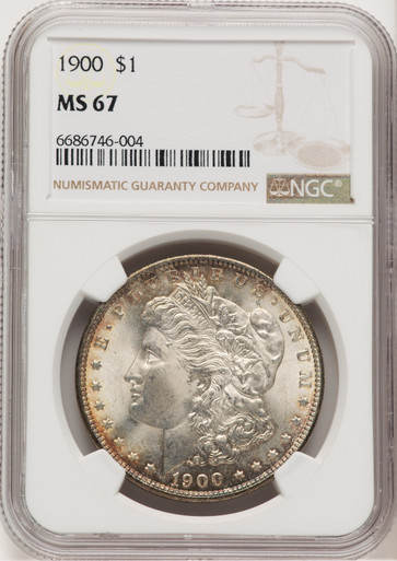 1900 Morgan Dollar NGC MS67 (507436014). Third Image
