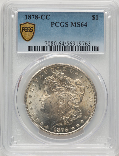 1878-CC Morgan Dollar PCGS MS64 (521164029). Third image.