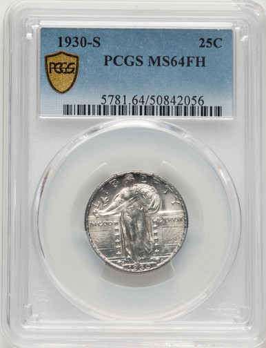 1930-S 25C FH Standing Liberty Quarter PCGS MS64. Third Image