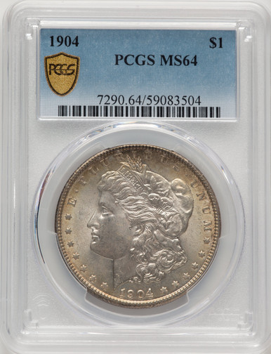 1904 Morgan Dollar PCGS MS64 (521316021). Third image.