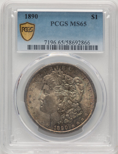 1890 Morgan Dollar PCGS MS65 (777985016). Third image.