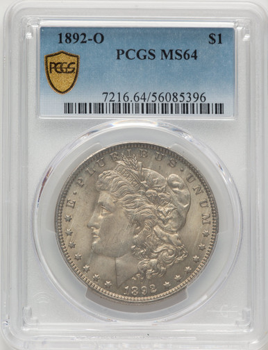 1892-O Morgan Dollar PCGS MS64. Fourth image.