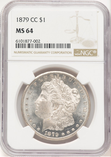 1879-CC Morgan Dollar NGC MS64 (780000002). Third image.