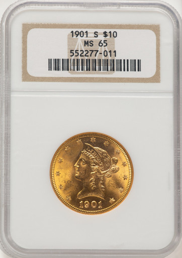 1901-S $10 Liberty Eagle NGC MS65 | LCR Coin