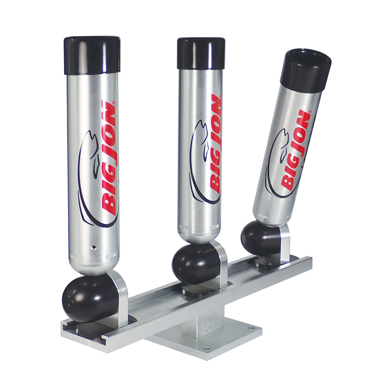 Triple Multi-Axis Pedestal Mount Rod Holder