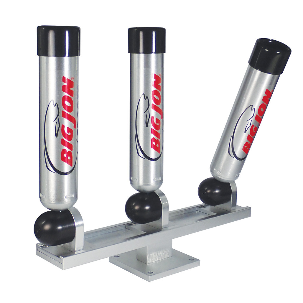 Triple Pedestal Mounted MultiSet® Rod Holder Set