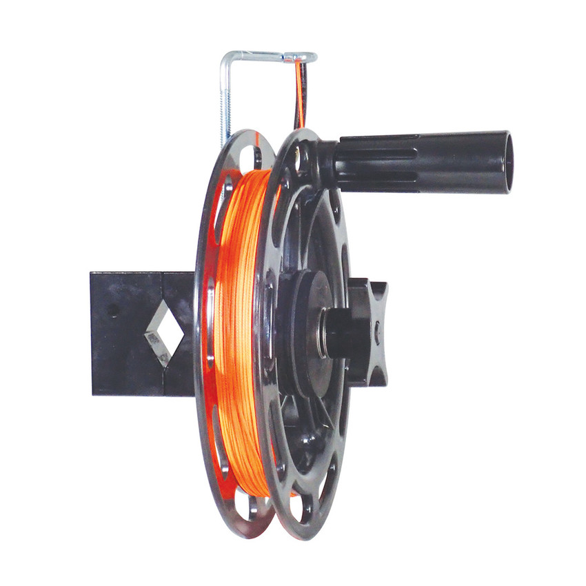 If you want to custom build your own planer system, you're in luck! You can mount Big Jon's Single Manual Planer Reel to any mast, rail or radar arch that is 7/8 inch to 1 1/2 inch outside diameter. Add Big Jon's Planer Pulley to complete you planer system. Fishing with Big Jon planer riggers allows you to spread your lure presentation over a wide area,  an advantage when fishing "Boat Shy" fish.