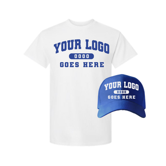 Combo C1201 Mystic Blue / White Tee