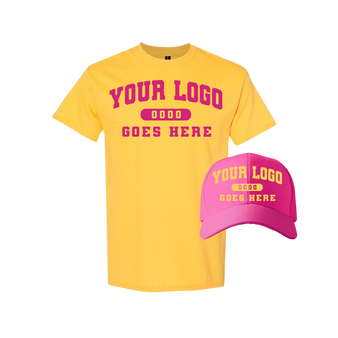 Combo GJK004 Hot Pink / Daisy Tee