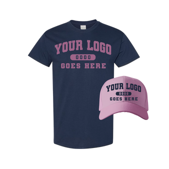 Combo GJK004 Pink / Navy Tee