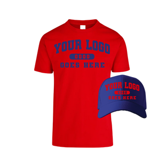 Combo GJK004 Royal / Red Tee