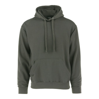Adult Solid Hoodie Pepper H-100