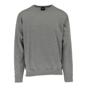 Adult Solid Crewneck Heather Graphite CN-100