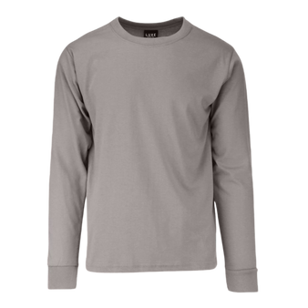 Adult Garment Dye Long Sleeve Grey (GDLS-100)