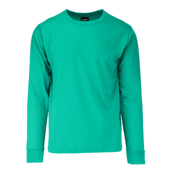 Adult Garment Dye Long Sleeve Island Green (GDLS-100)