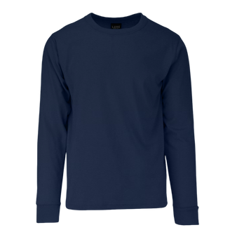 Adult Garment Dye Long Sleeve True Navy (GDLS-100)