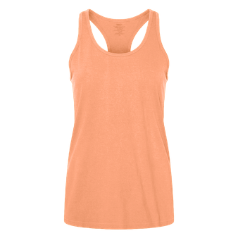 Adult Garment Dye Racerback Tank Neon Cantaloupe (GDRB-100)