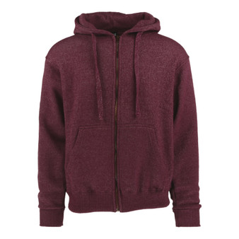 Nantucket Full Zipper Hoodie Maroon NHZ-100
