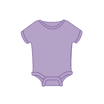 Solid Onesie Lilac (One-z)