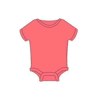 Solid Onesie Coral Silk (One-z)