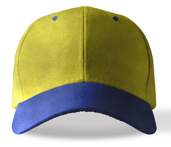 Two Tone Caps 1201 Dk. Yellow/Blue