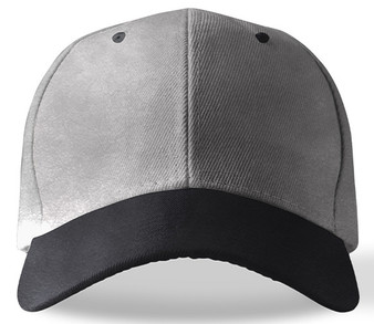 Two Tone Caps 1201 Grey/Black