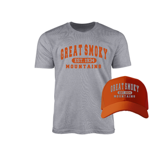 Combo GJK004 Orange & Heather Grey