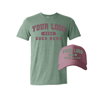 Combo PS1400 Mauve / Heather Forest Green Tee