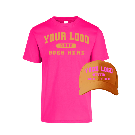 Combo C1201 Melon / Fuchsia Tee