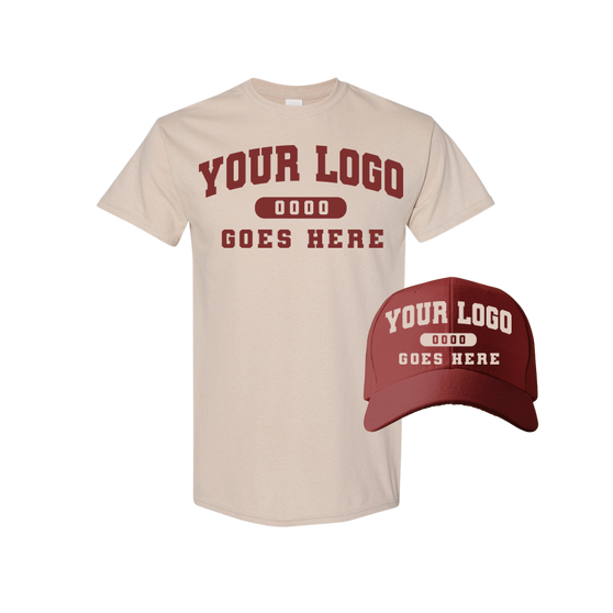 Combo GJK004 Burgundy / Sand Tee