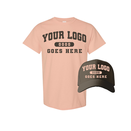 Combo GJK004 Brown / Dusty Rose Tee