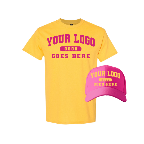 Combo GJK004 Hot Pink / Daisy Tee