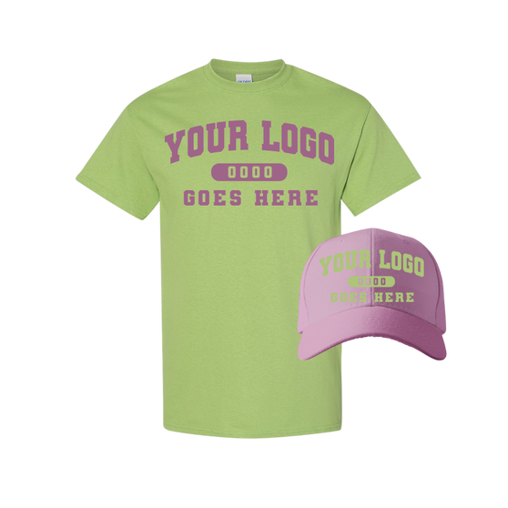 Combo GJK004 Pink / Kiwi Tee