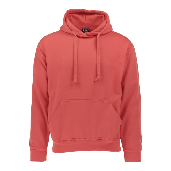 Adult Solid Hoodie Coral Silk