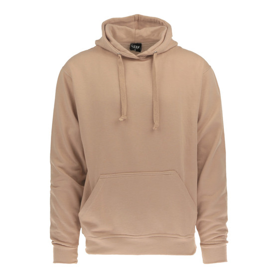 Adult Solid Hoodie Smoke Pink